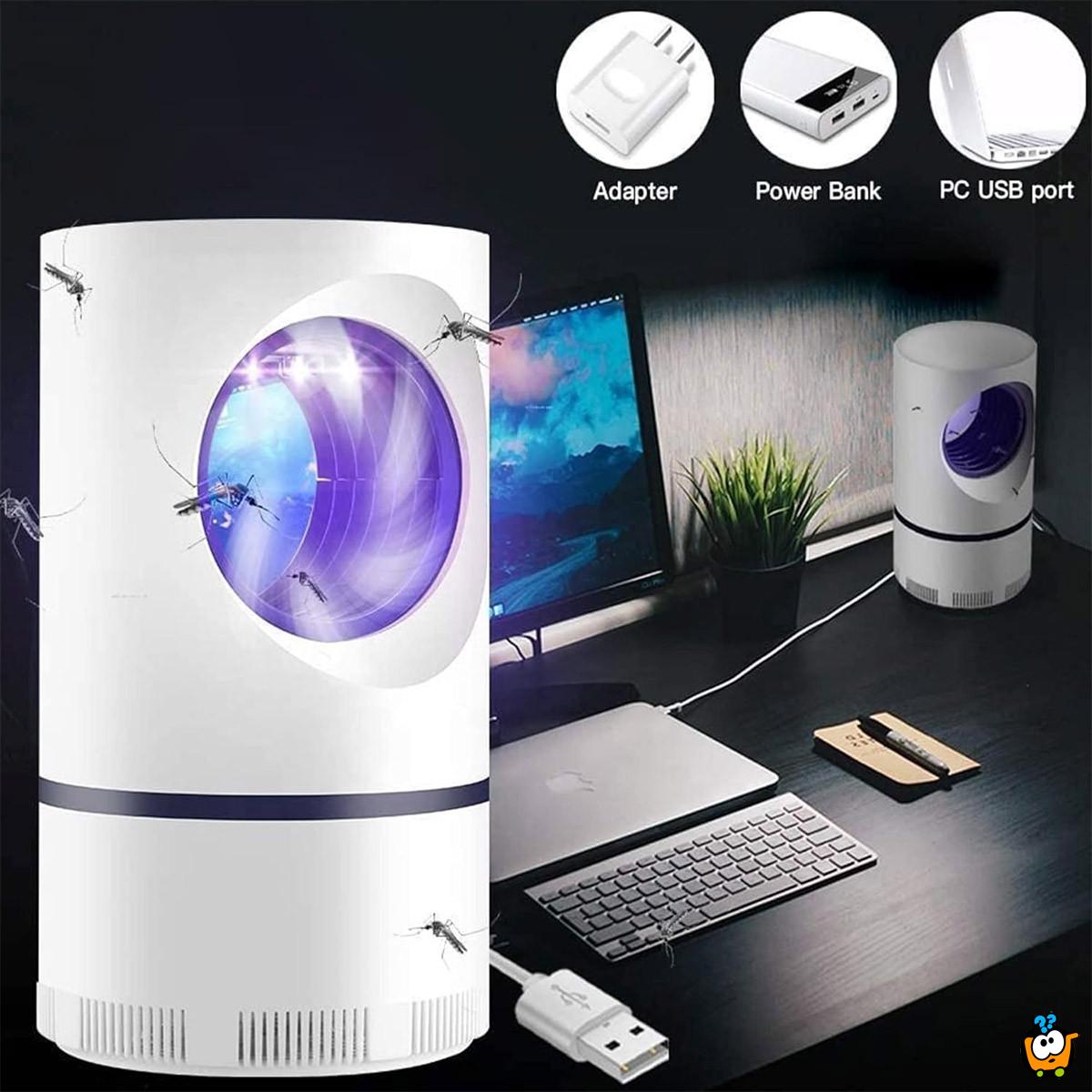 USB LED Killer mosquito - Lampa protiv komaraca sa ventilatorom