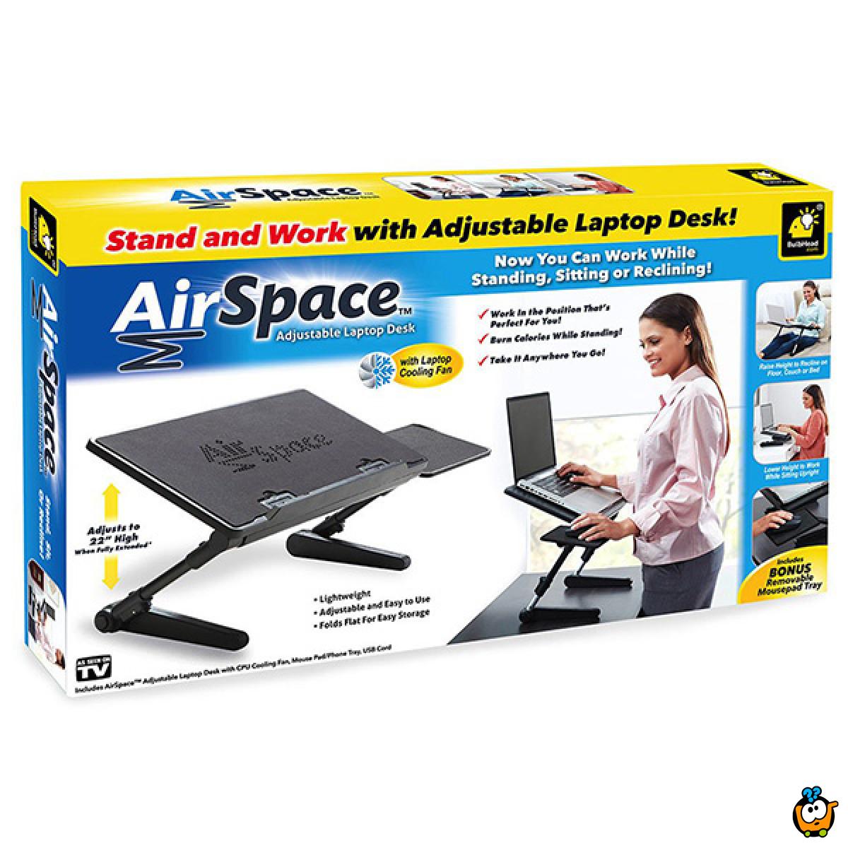 Air Space - multifunkcionalni podesivi sto za rad u pravilnom položaju