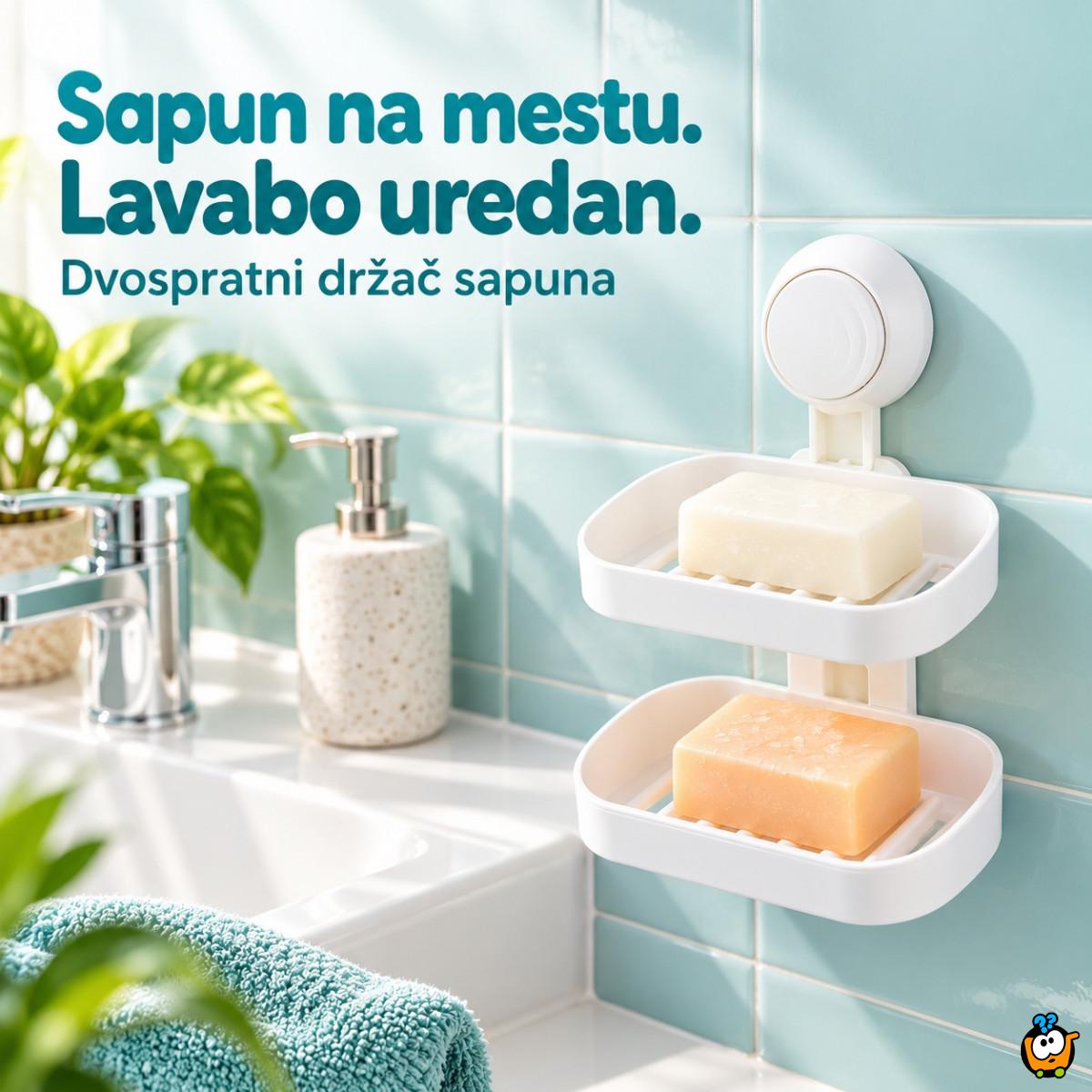 Double soap box - Dvospratni držac sapuna