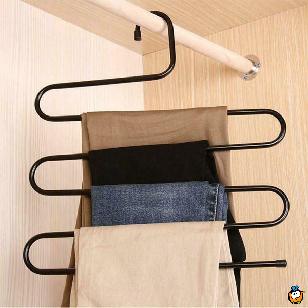 Ofinger za pantalone na 4 nivoa