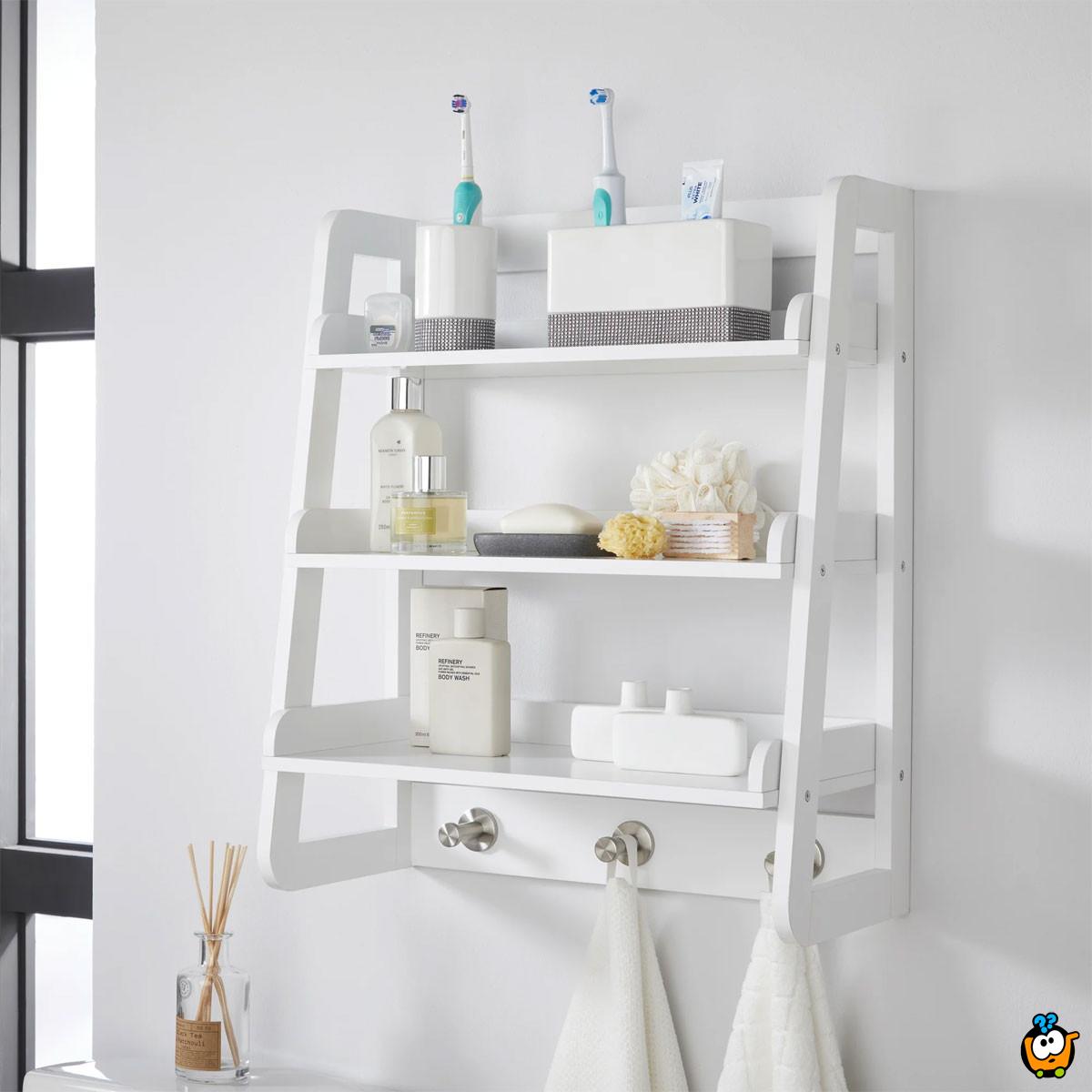 Bathroom Shelf -  Elegantna zidna polica sa 3 pregrade