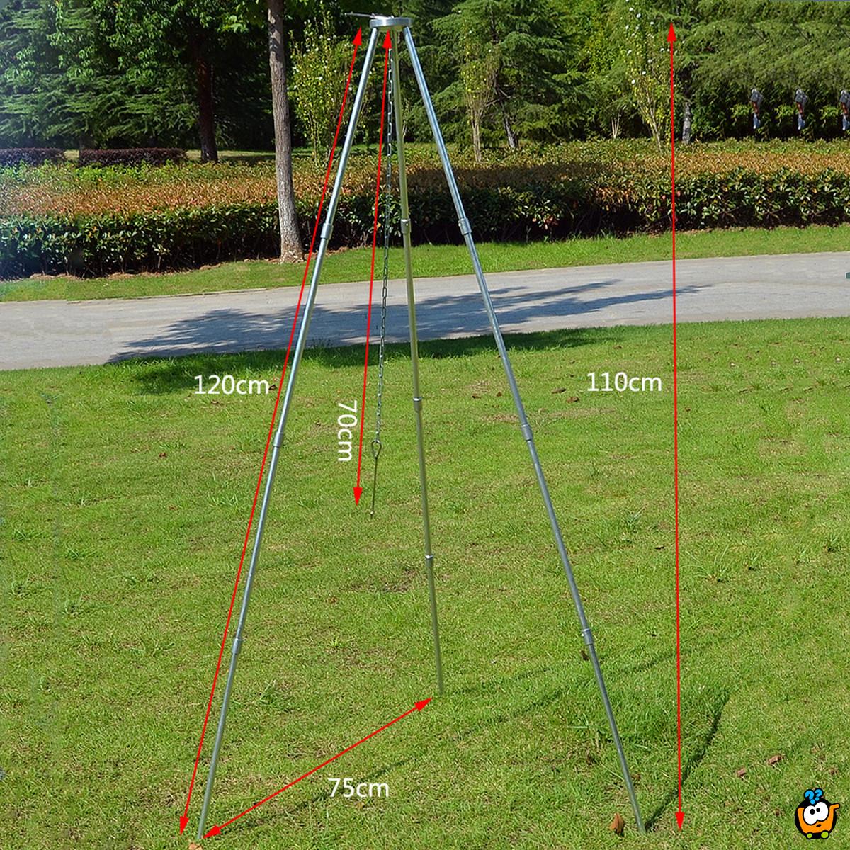Cooking tripod-Stativ za lako kuvanje i roštiljanje