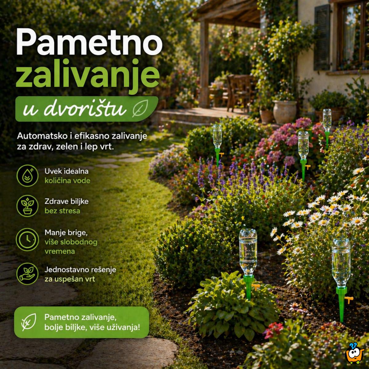 Pametna prskalica kap-po-kap 10 komada – Savršeno zalivanje bez muke i rasipanja vode