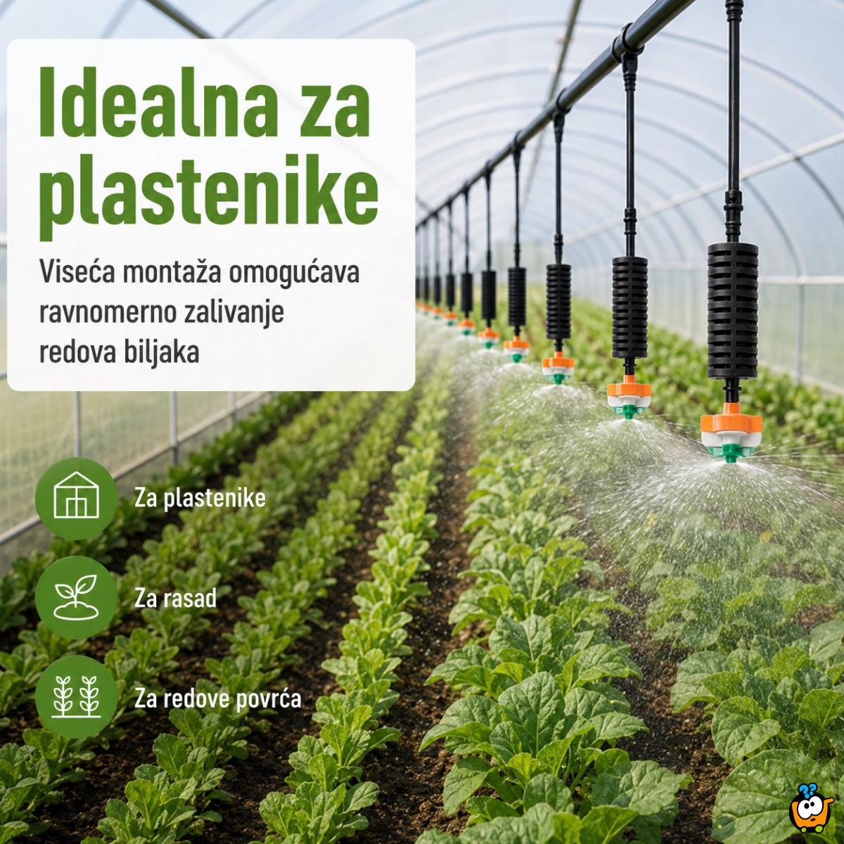 Viseća prskalica za navodnjavanje i orošavanje biljaka – za baštu, plastenik i dvorište