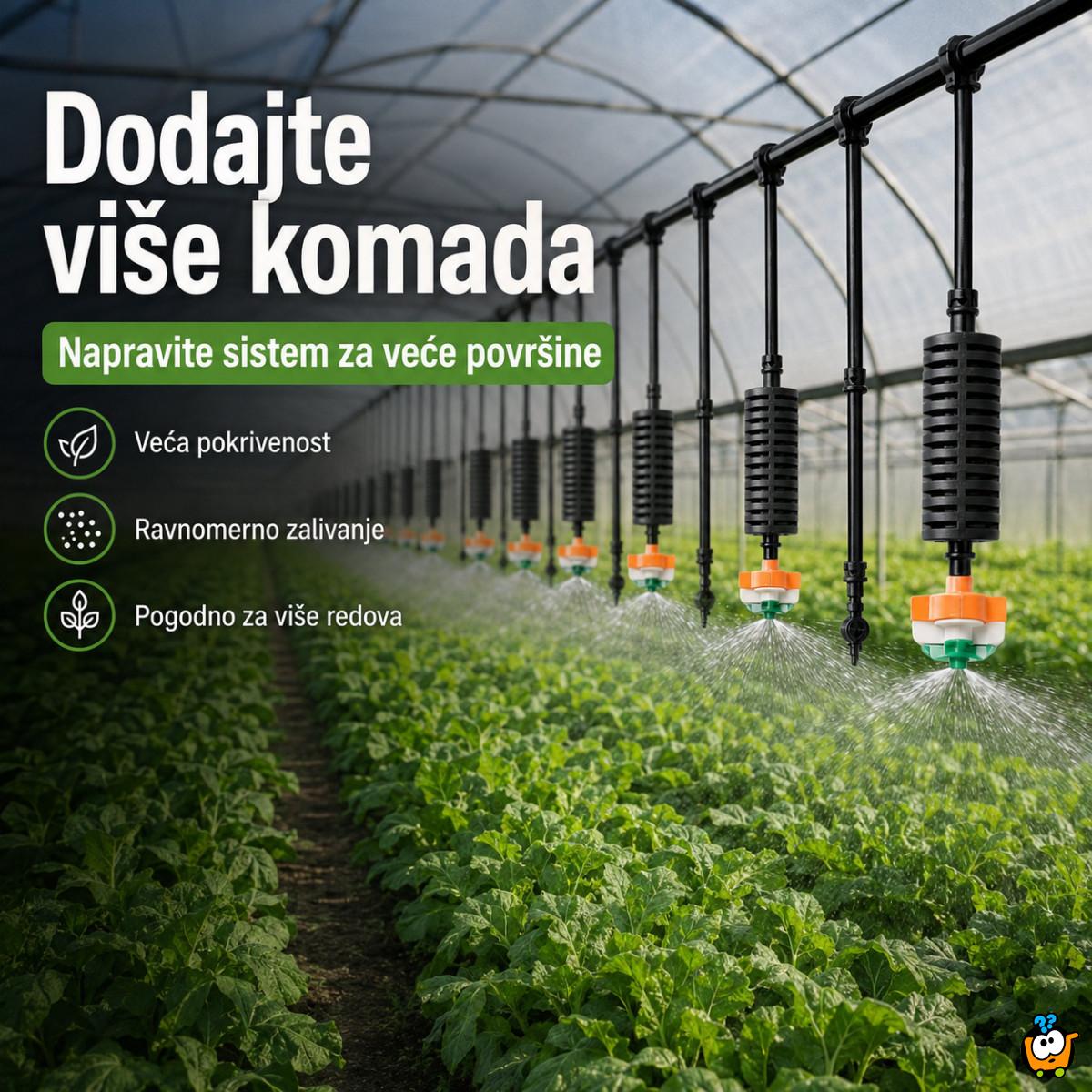 Viseća prskalica za navodnjavanje i orošavanje biljaka – za baštu, plastenik i dvorište