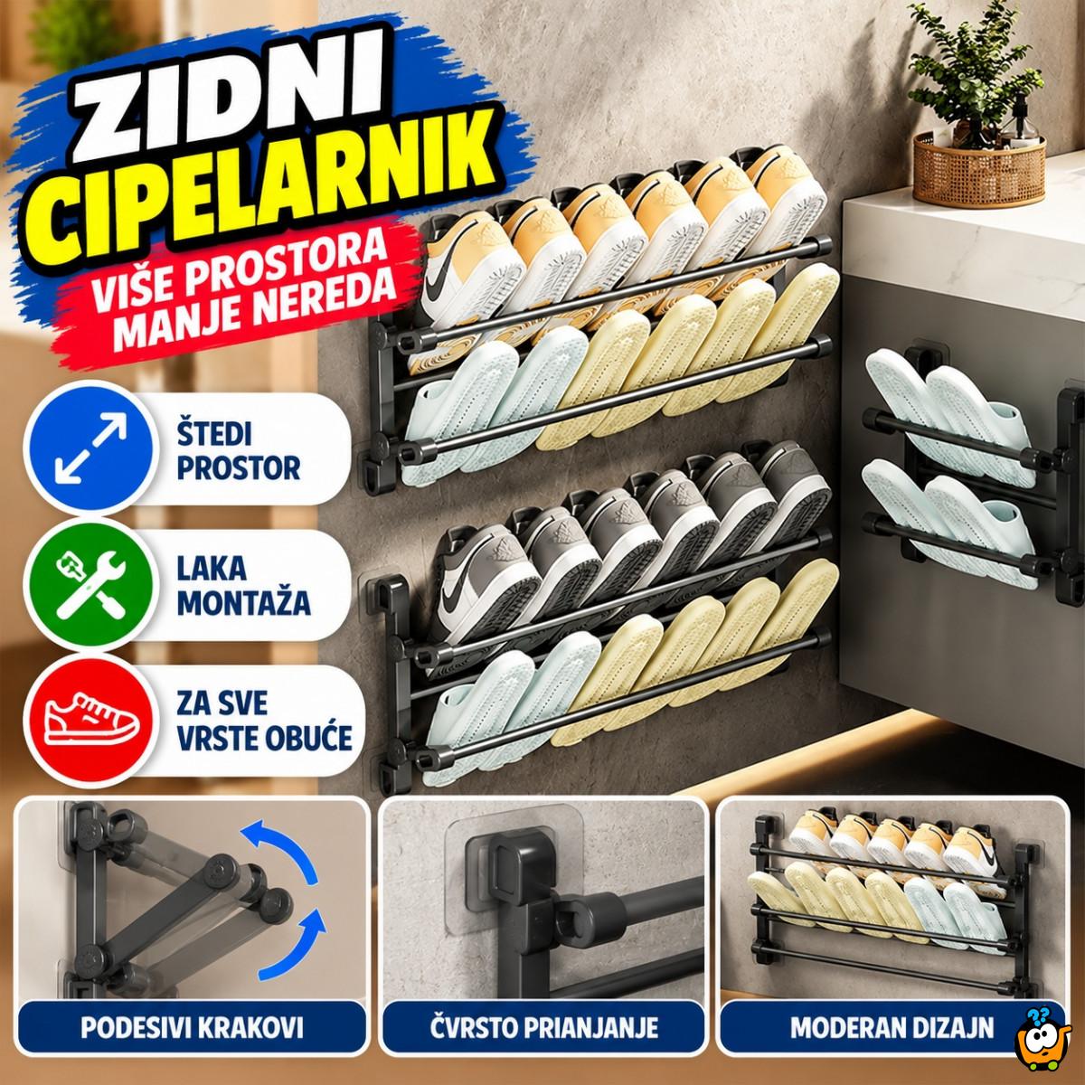 Zidni cipelarnik - Više prostora manje nereda