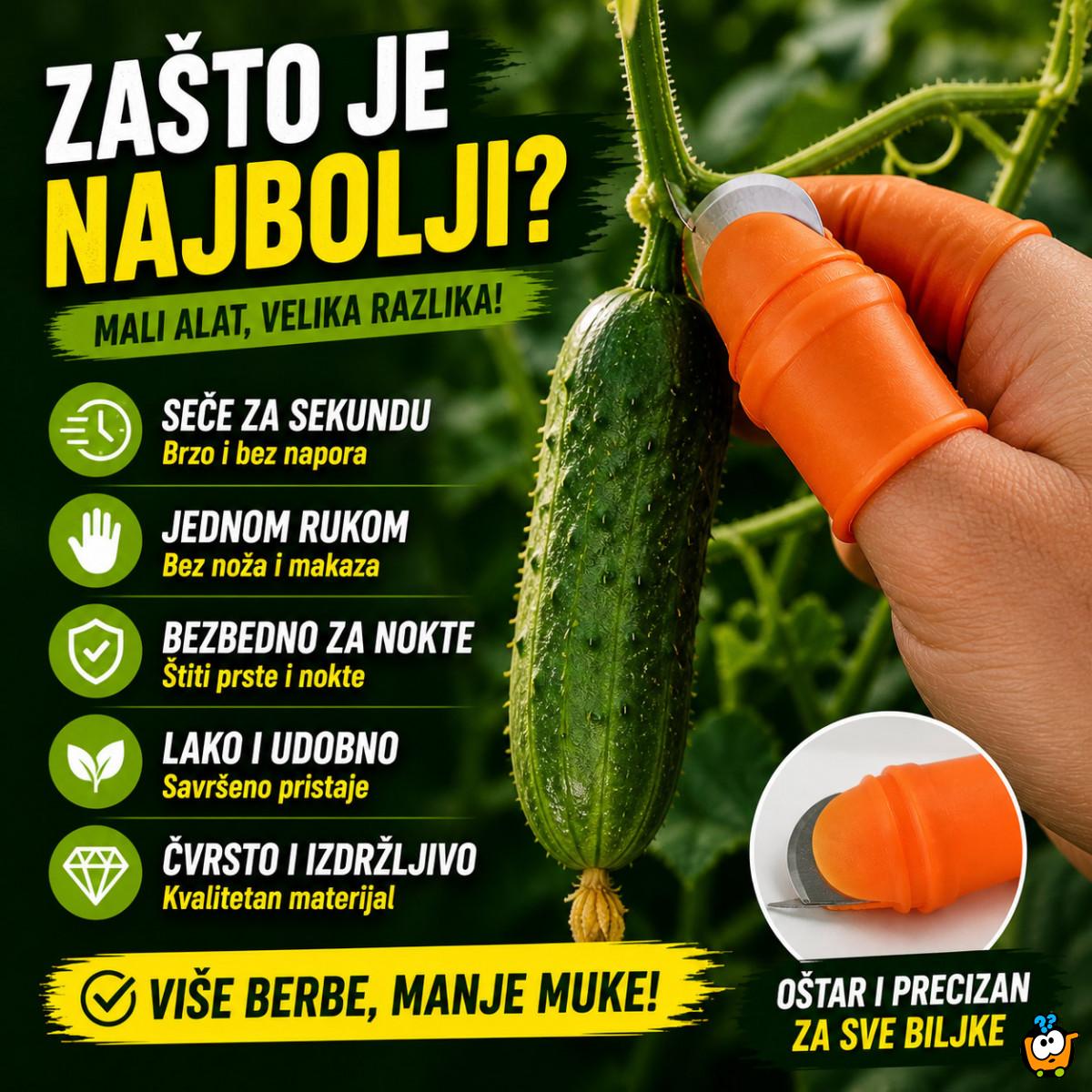 Silikonski zaštitni palac sa rezačem - Uberi i odseci u jednim potezu