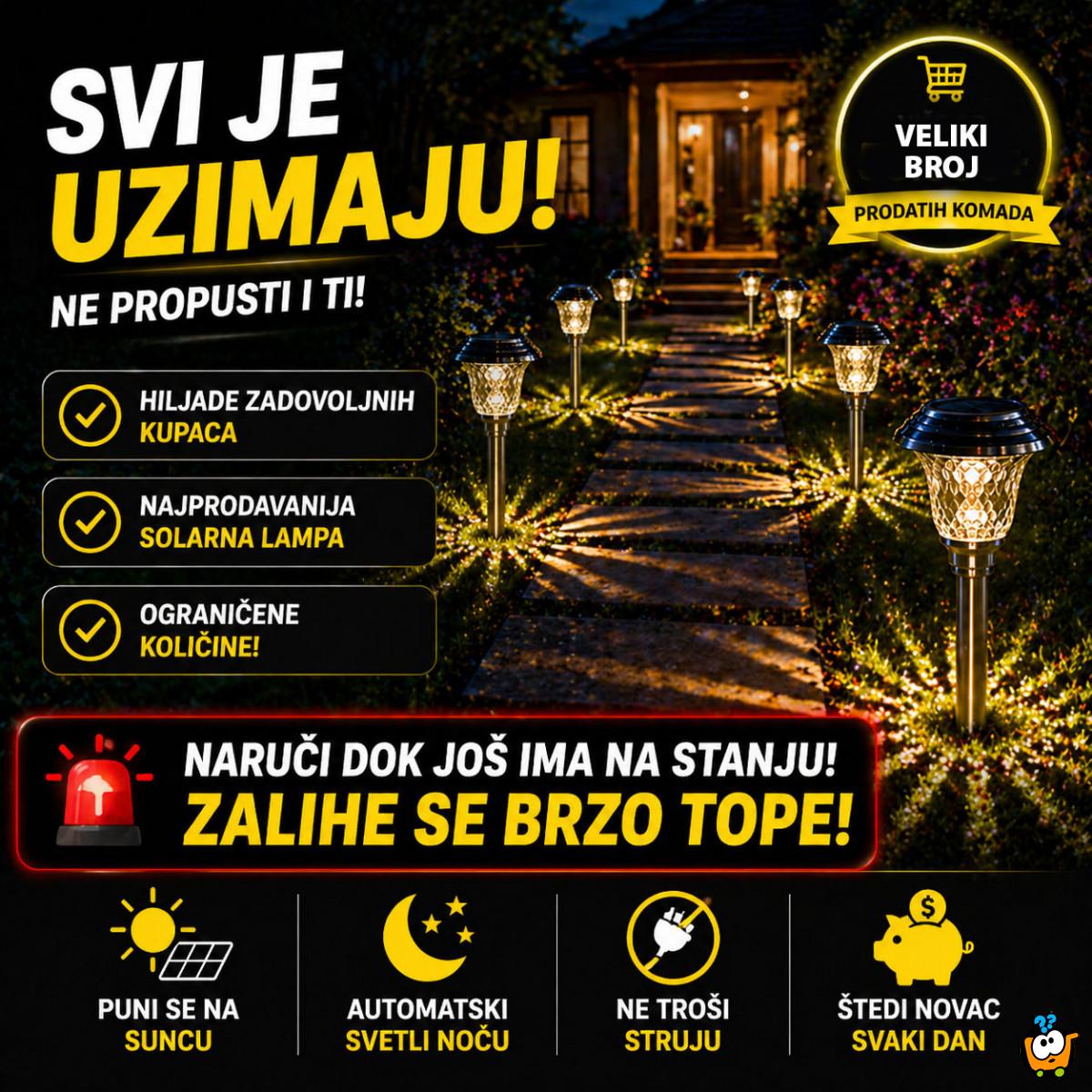 Solarna Lampa sa jakim zracima – Osvetlite dvorište bez struje