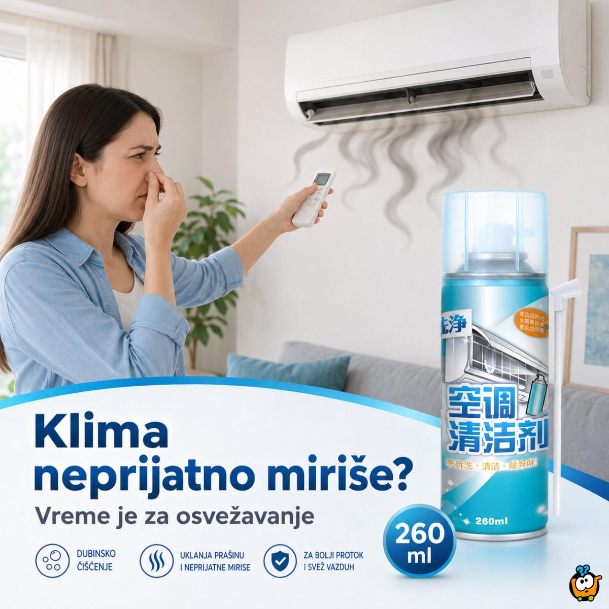 Sredstvo za čišćenje unutrašnje jedinice klime 260 ml u spreju