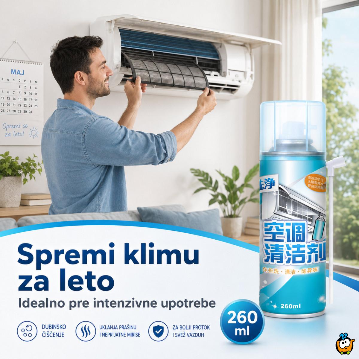 Sredstvo za čišćenje unutrašnje jedinice klime 260 ml u spreju