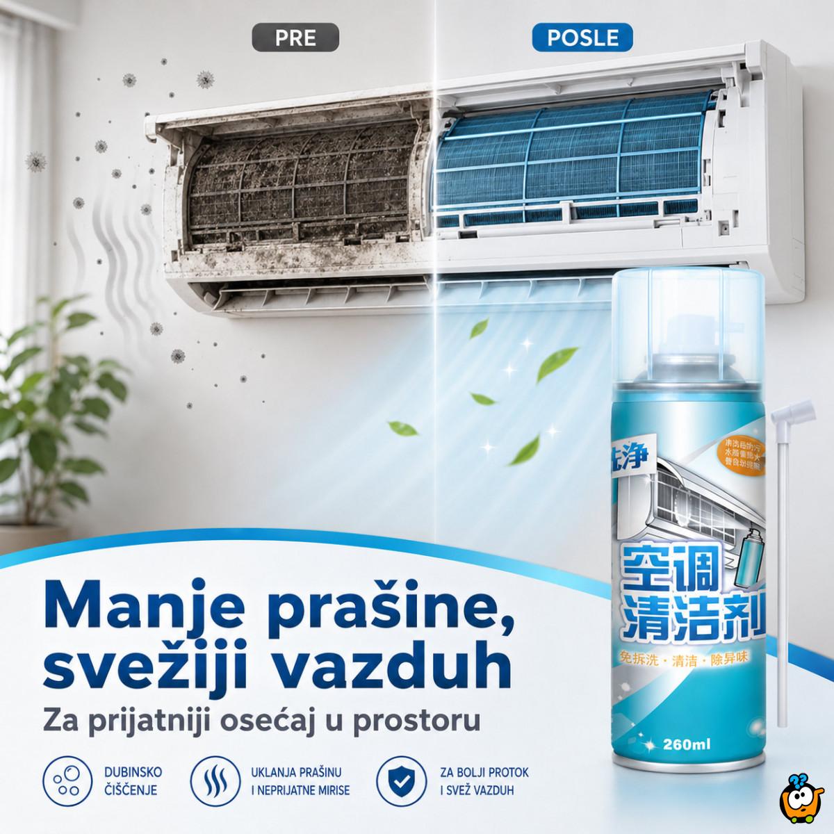 Sredstvo za čišćenje unutrašnje jedinice klime 260 ml u spreju