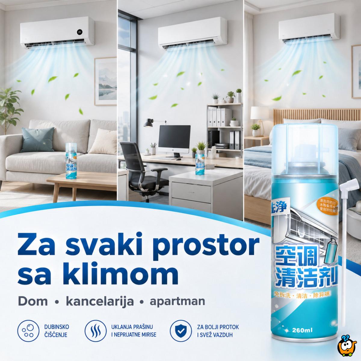 Sredstvo za čišćenje unutrašnje jedinice klime 260 ml u spreju