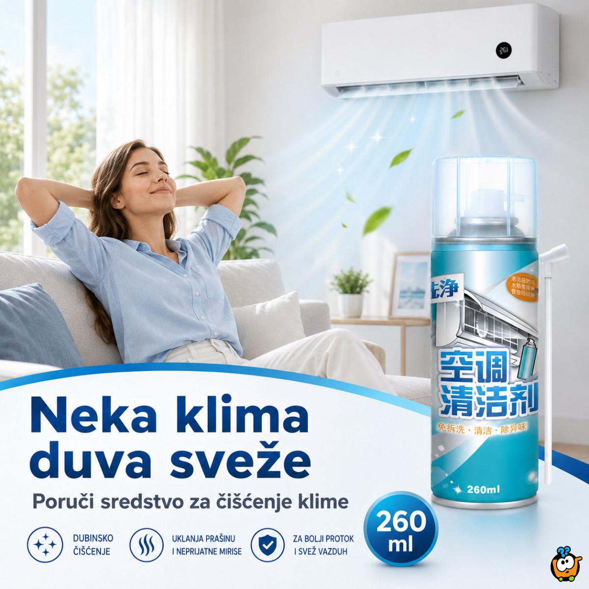 Sredstvo za čišćenje unutrašnje jedinice klime 260 ml u spreju
