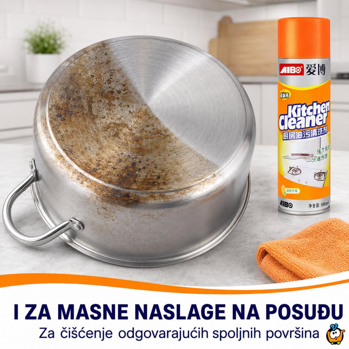 Aktivna pena za čišćenje i odmašćivanje kuhinje – 500 ml