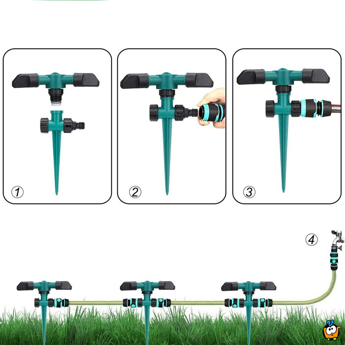 Rotirajuća ubodna prskalica za travnjake + dodatna prskalica