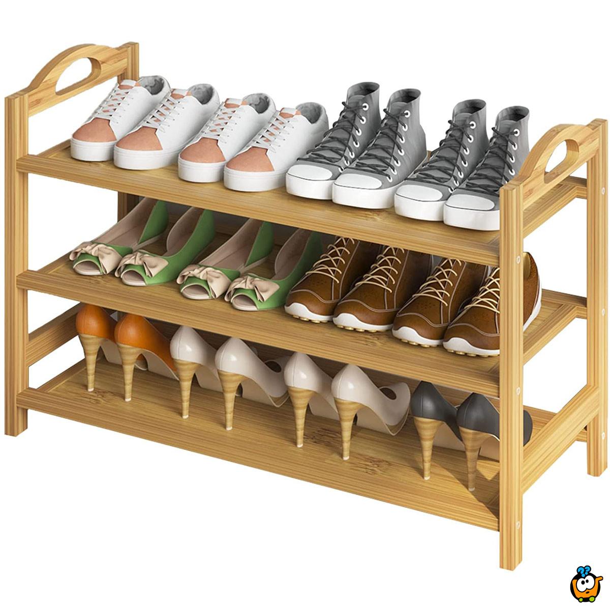 Bamboo Shoe Rack - organizer obuće