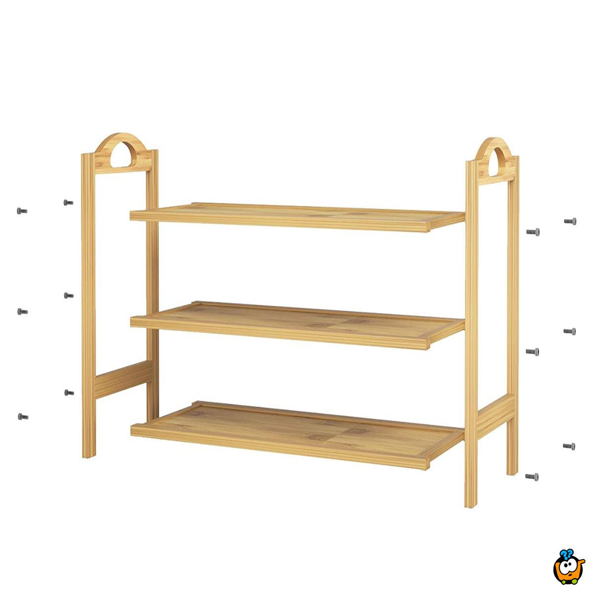 Bamboo Shoe Rack - organizer obuće