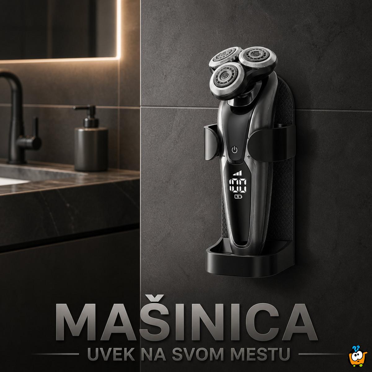 Držač za mašinicu za brijanje bez bušenja – Uvek na svom mestu