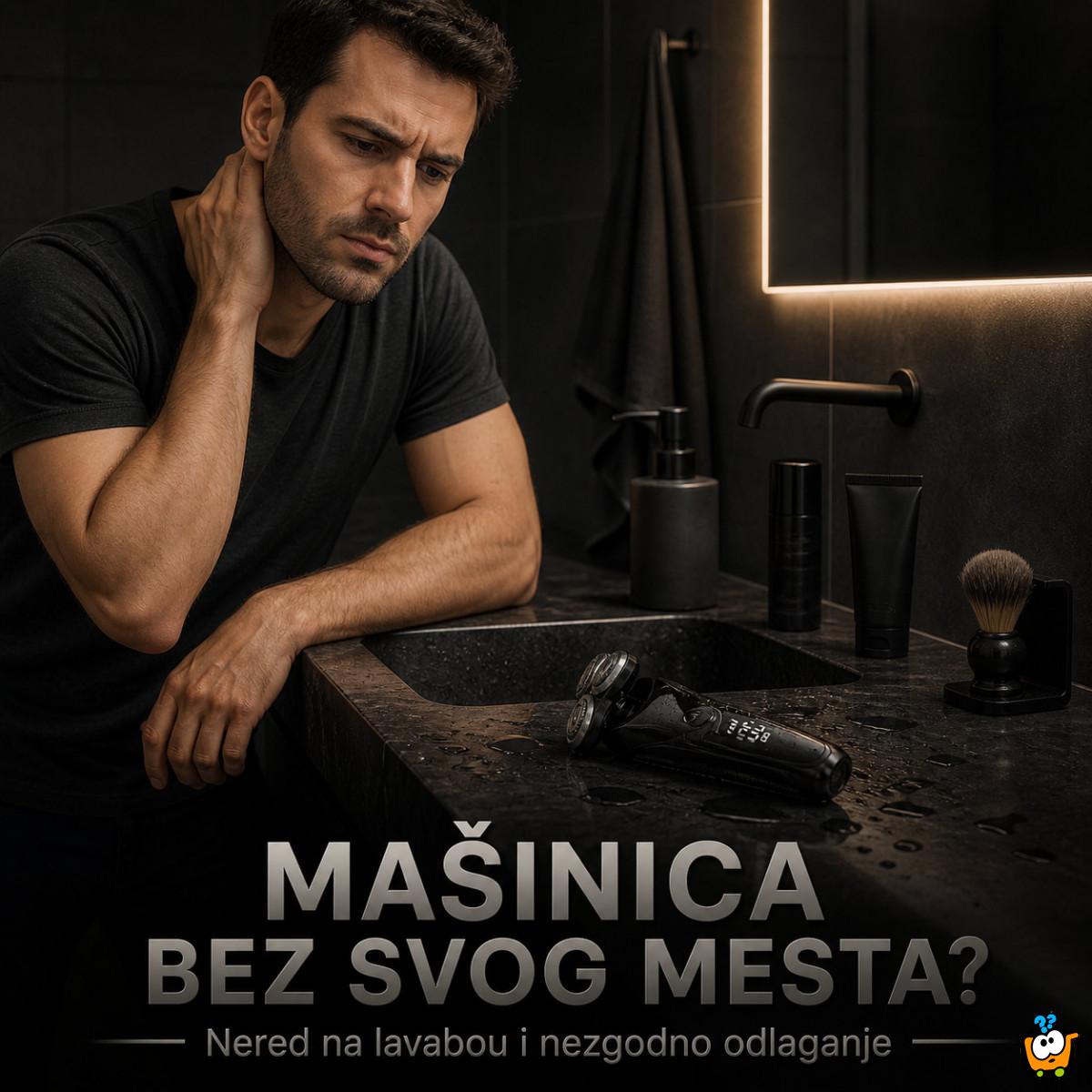 Držač za mašinicu za brijanje bez bušenja – Uvek na svom mestu