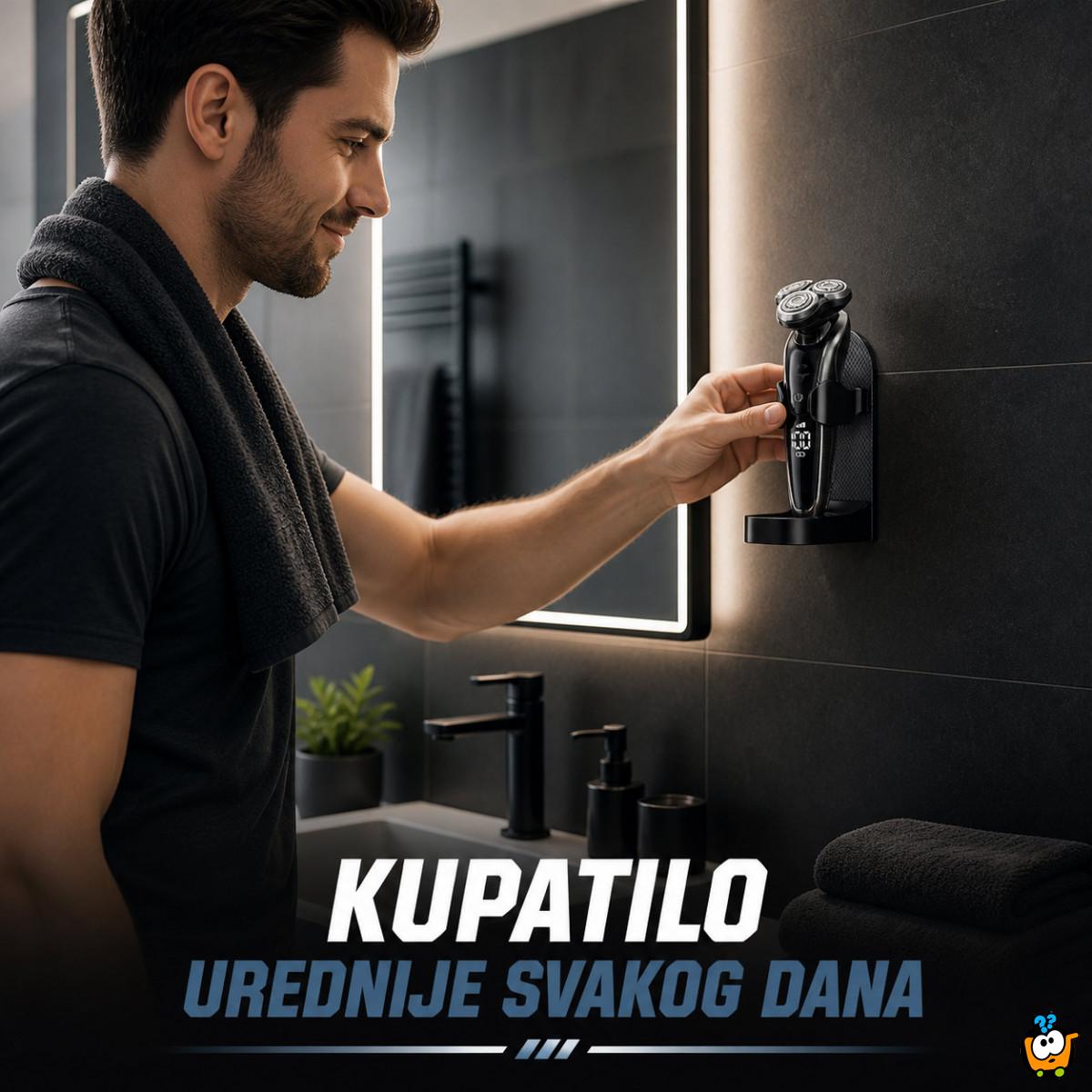 Držač za mašinicu za brijanje bez bušenja – Uvek na svom mestu
