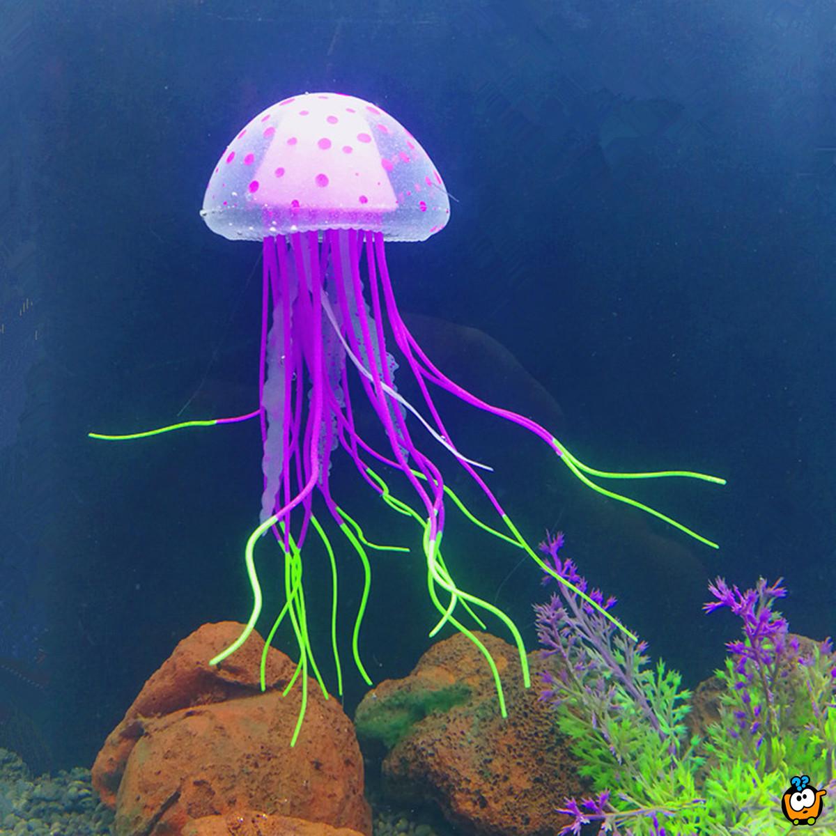 Dekorativne fluorescentne meduze
