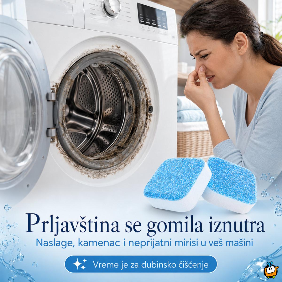 Set od 5 tableta za dubinsko čišćenje veš mašine