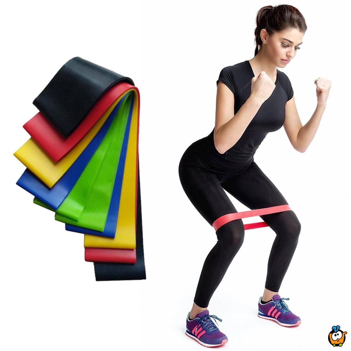Elastična fitnes traka za vežbanje