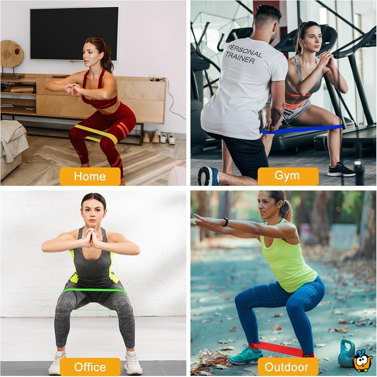 Elastična fitnes traka za vežbanje