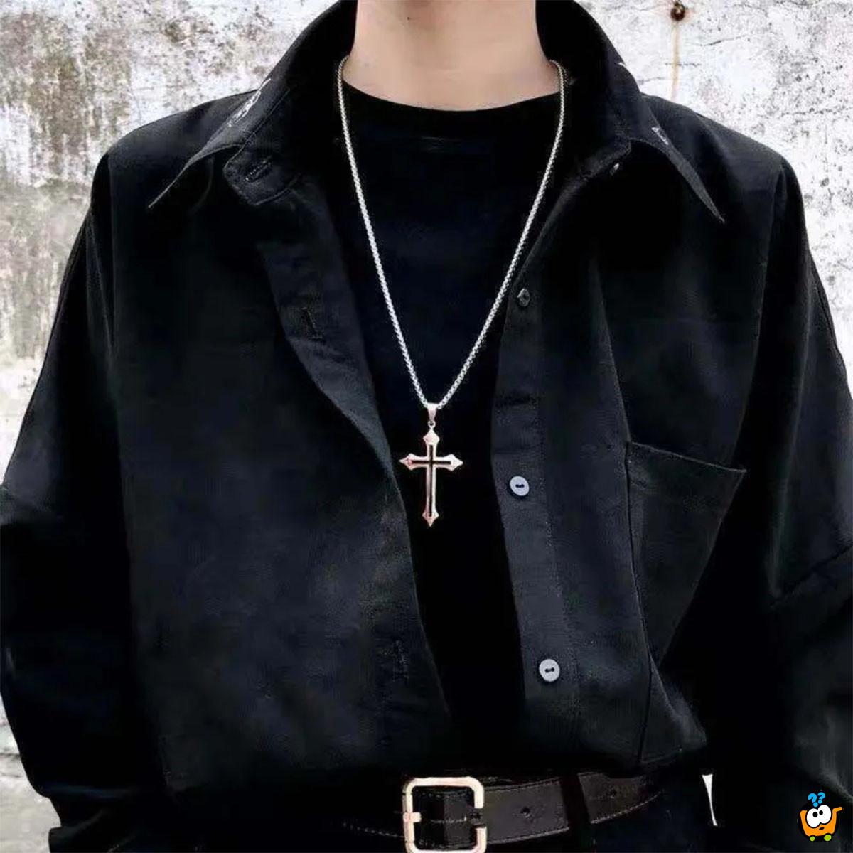 Black Cross - Ogrlica sa priveskom  krsta 