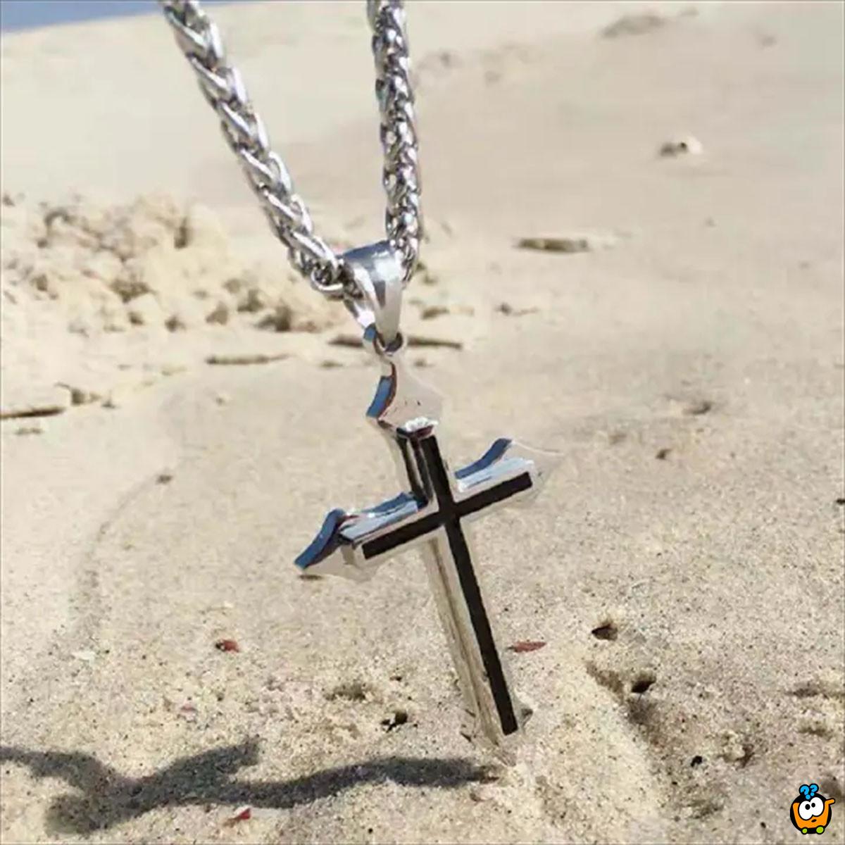 Black Cross - Ogrlica sa priveskom  krsta 
