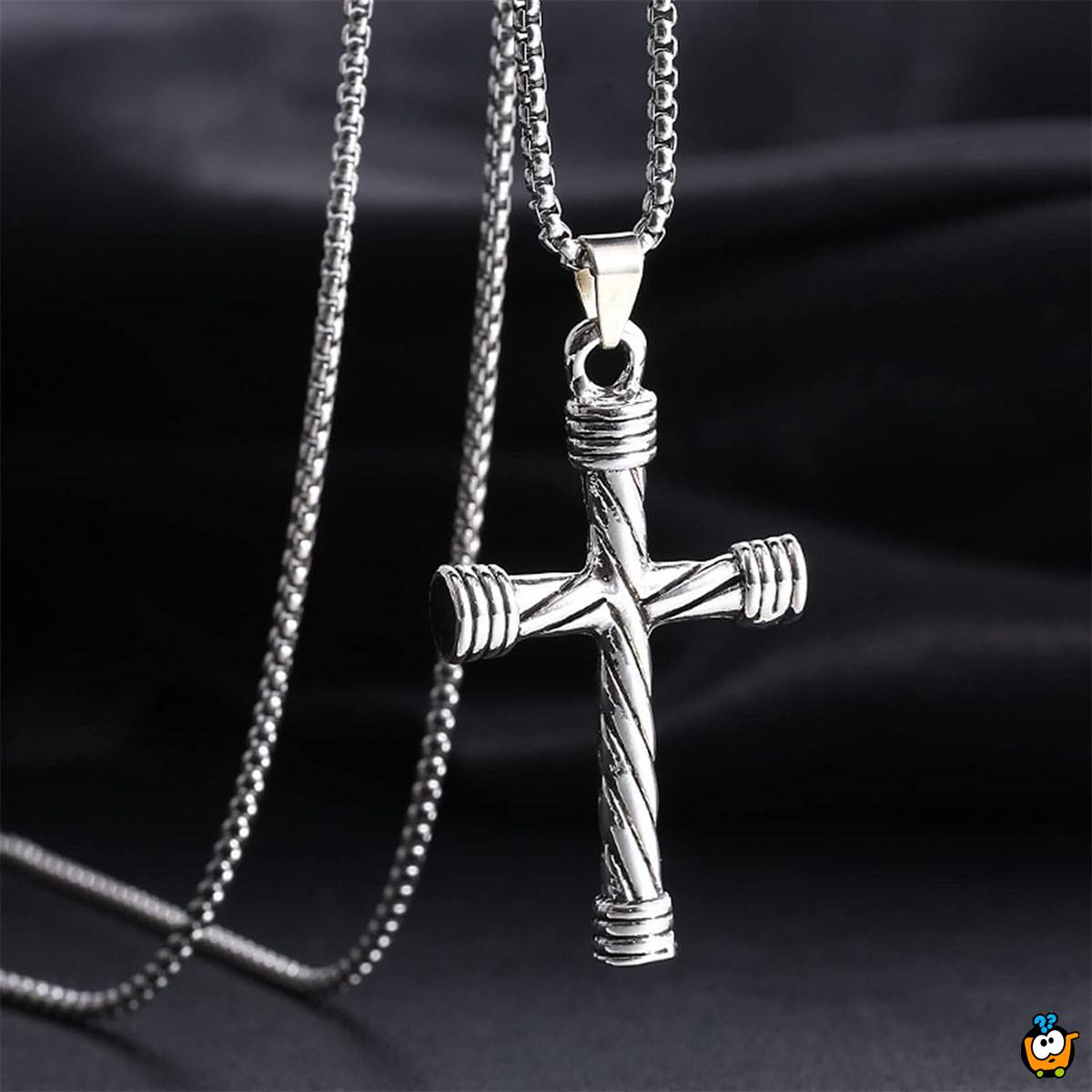 Cylindrical Cross - Ogrlica sa priveskom krsta