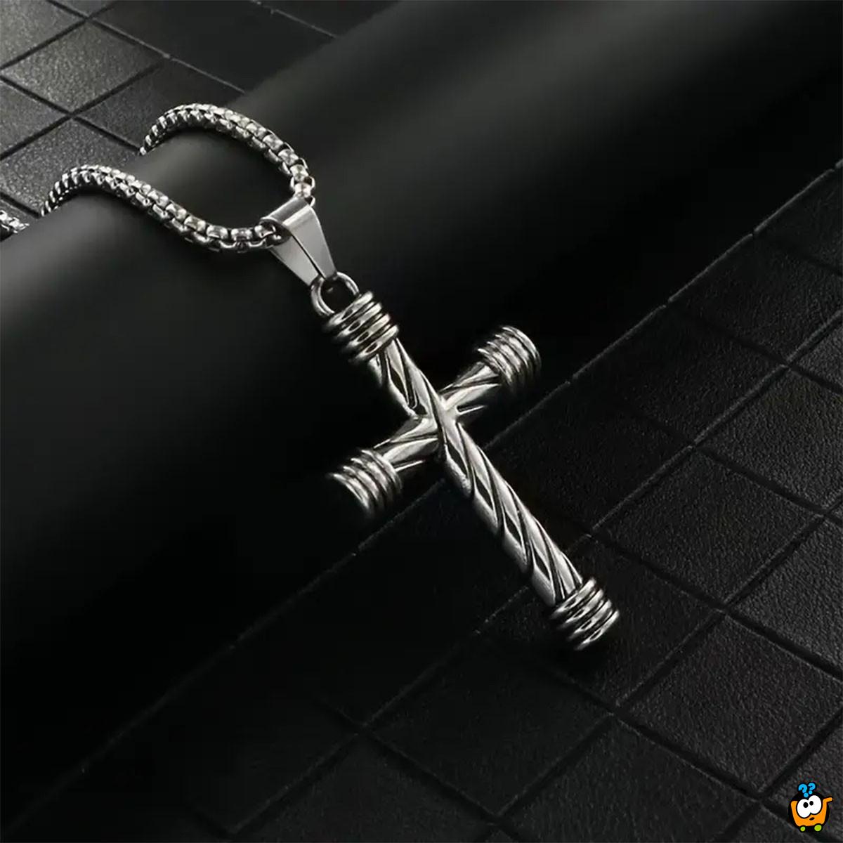 Cylindrical Cross - Ogrlica sa priveskom krsta