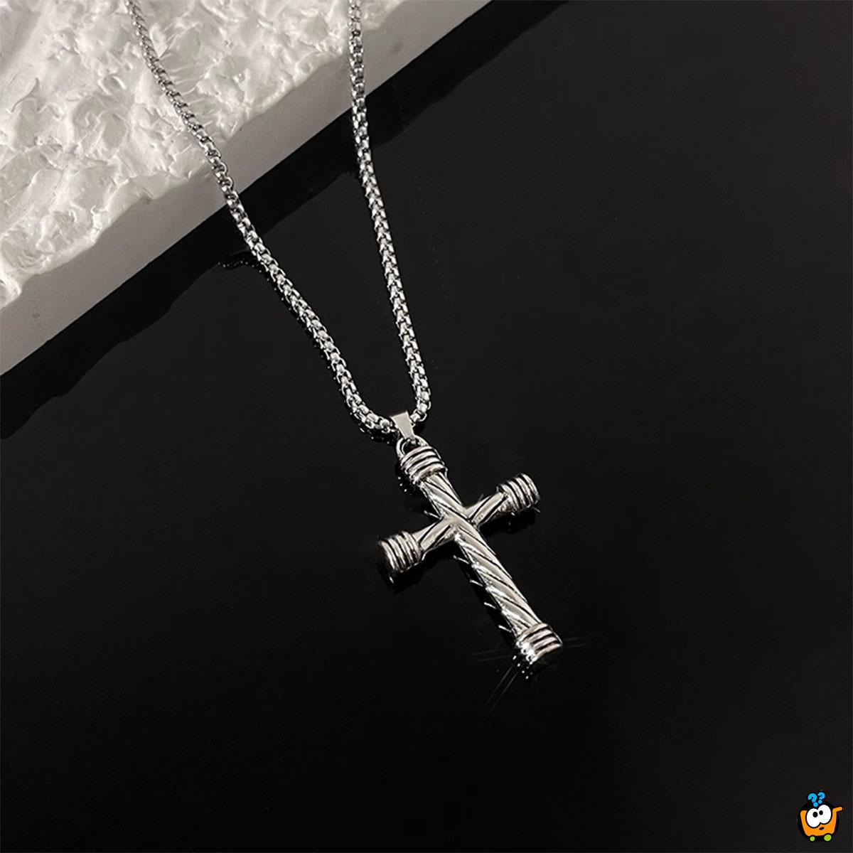 Cylindrical Cross - Ogrlica sa priveskom krsta