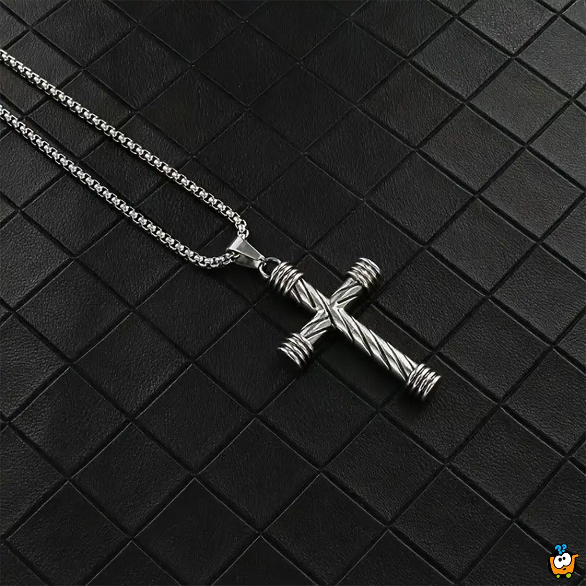 Cylindrical Cross - Ogrlica sa priveskom krsta