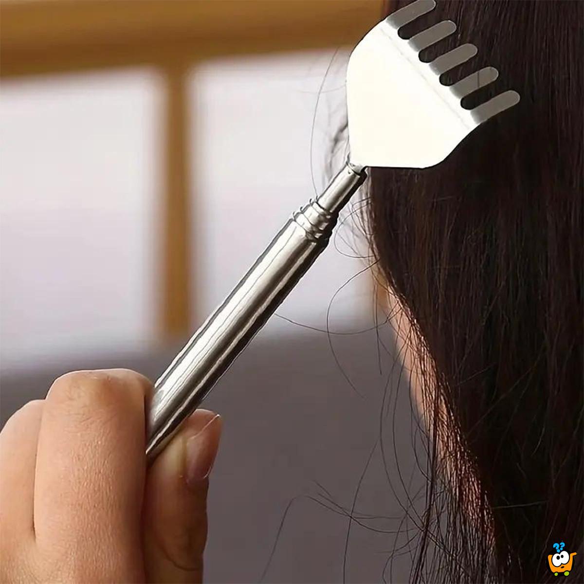 Metalna teleskopska češkalica za leđa