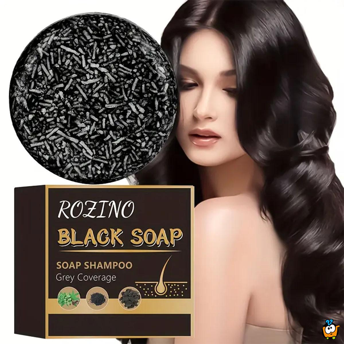 Vratite prirodnu boju kose - Black Soap - Prirodni sapun za sedu kosu