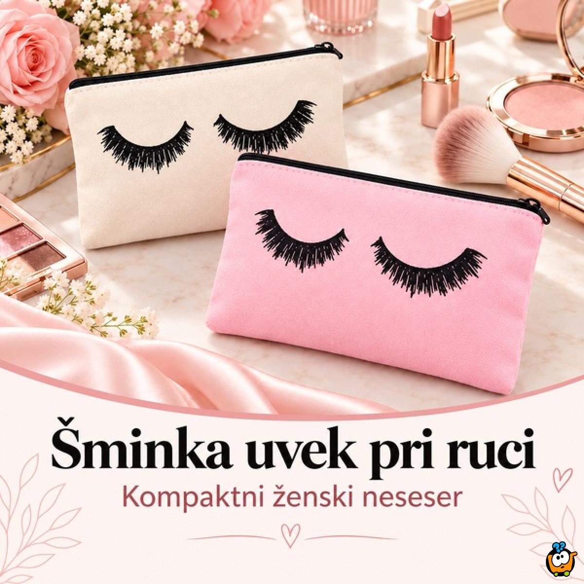  Kompaktni ženski neseser za sitnu šminku