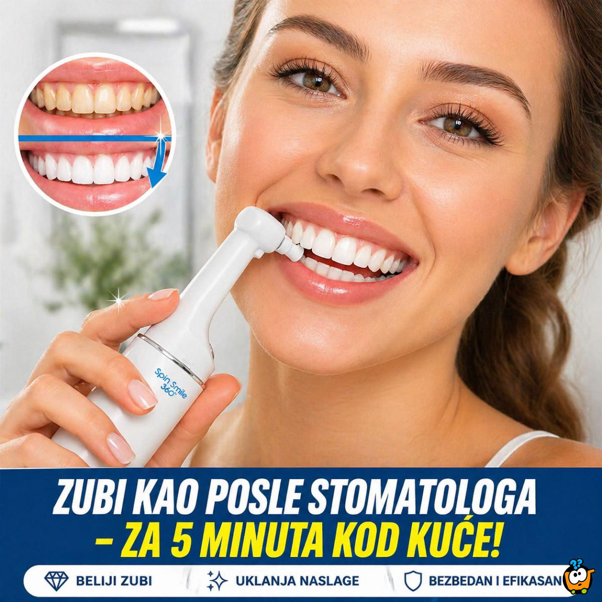 Spin Smile 360 – Profesionalno čišćenje i poliranje zuba kod kuće