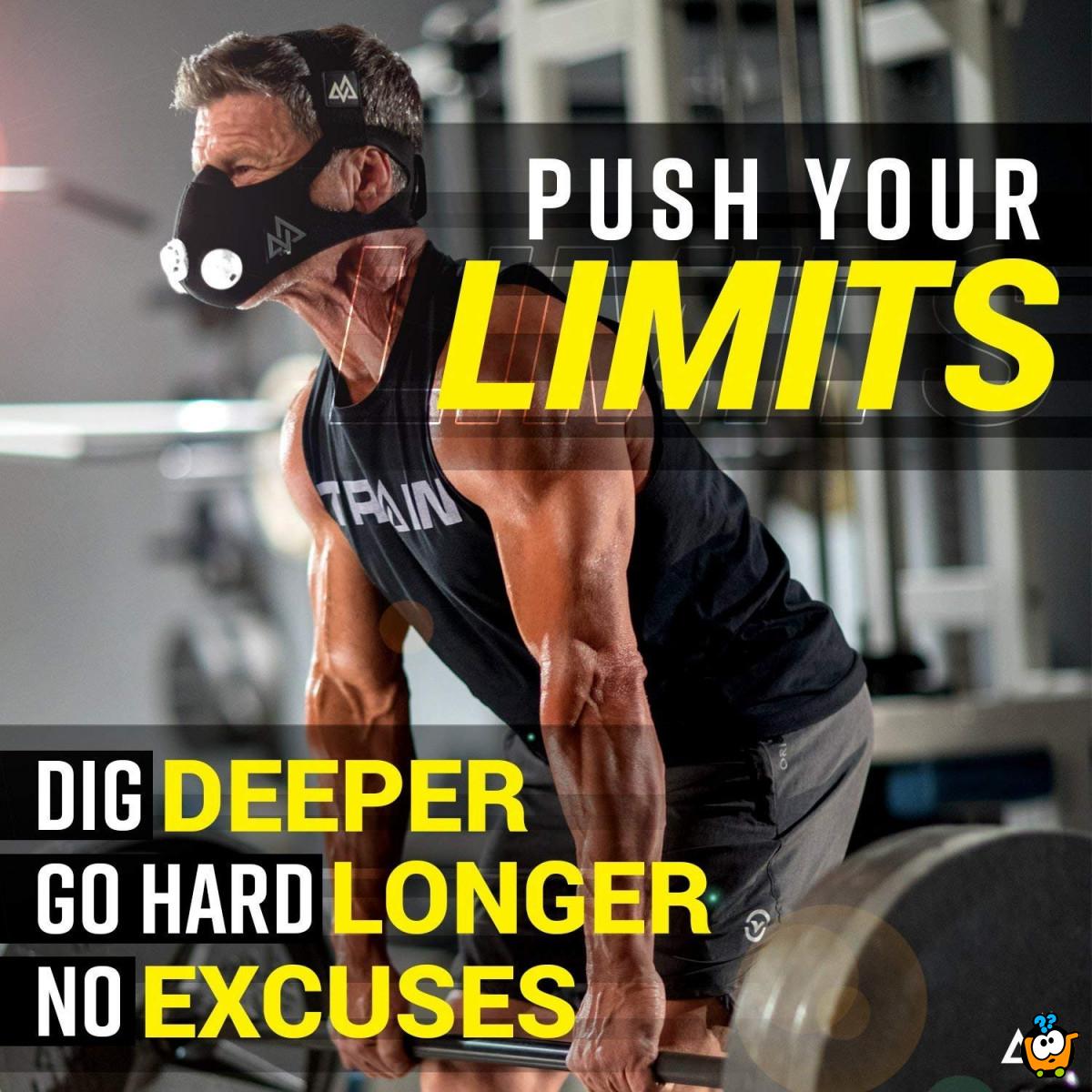 Motion mask - Maska koja simulira vazduh na planinskim visinama