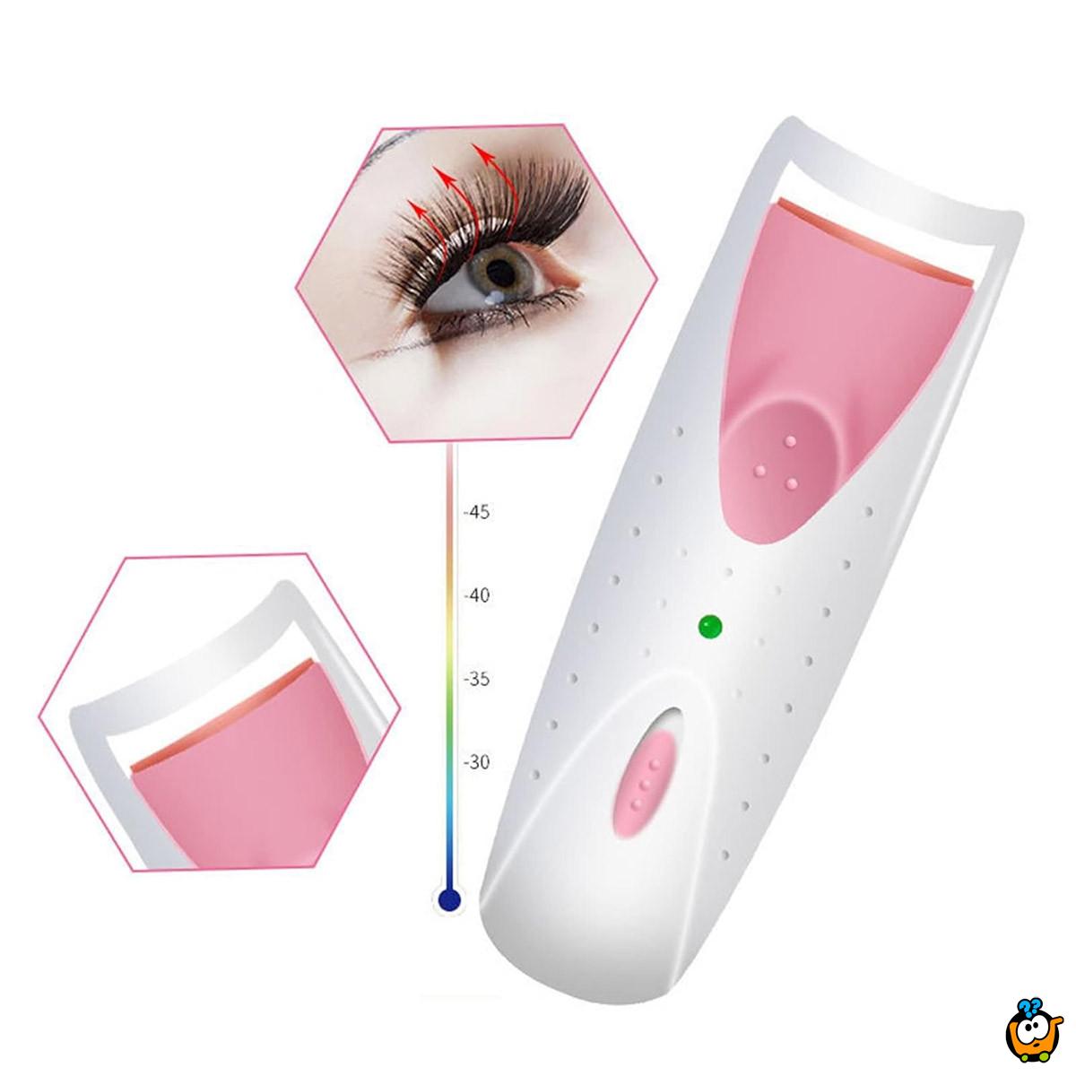 Electric eyelash curler - Električni uvijač trepavica