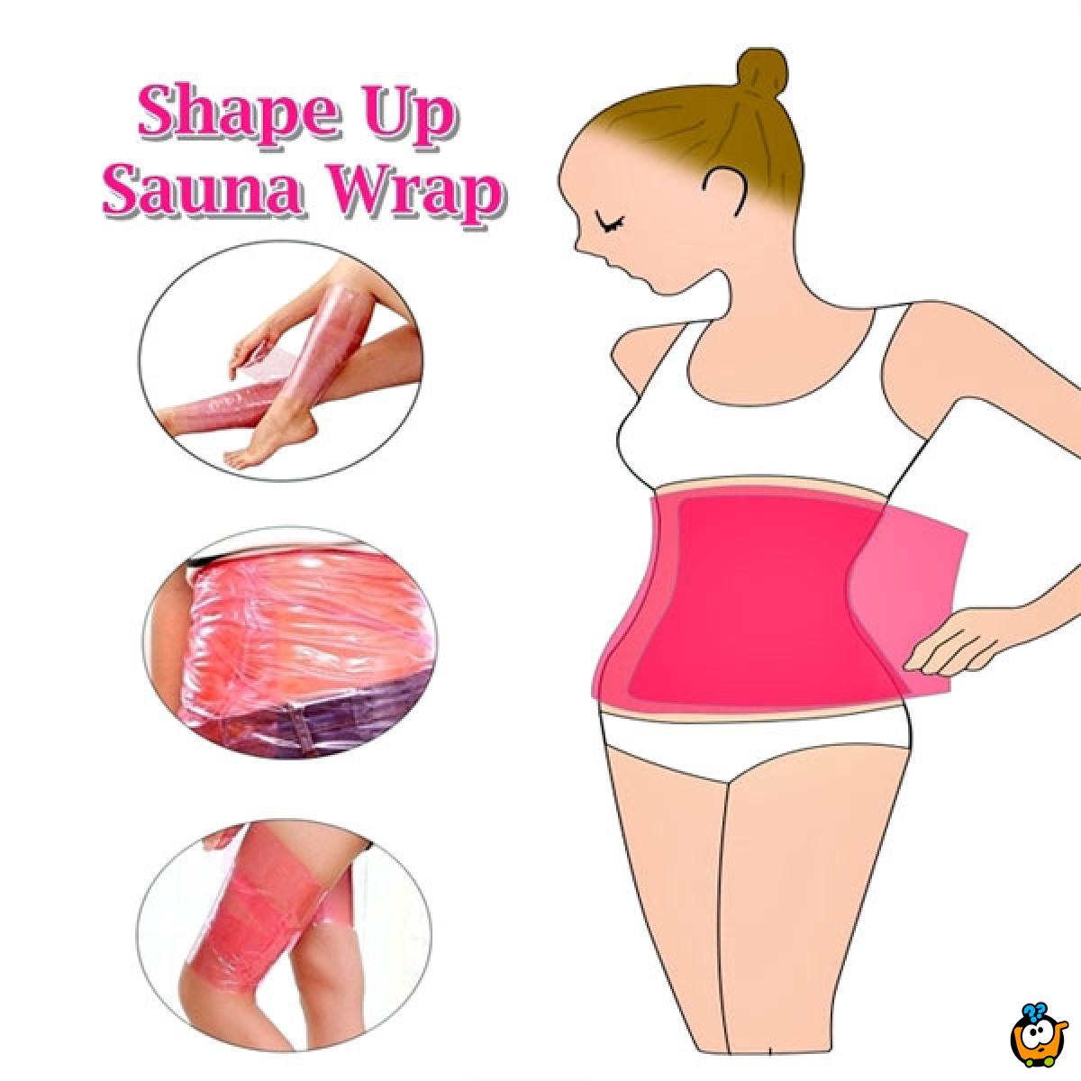 Shape Up Waist - Folija za oblikovanje tela sa sauna efektom