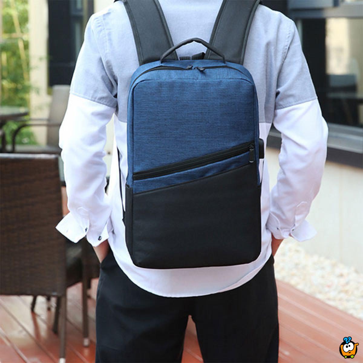 Laptop Backpack set - muški ranac+torbica+neseser