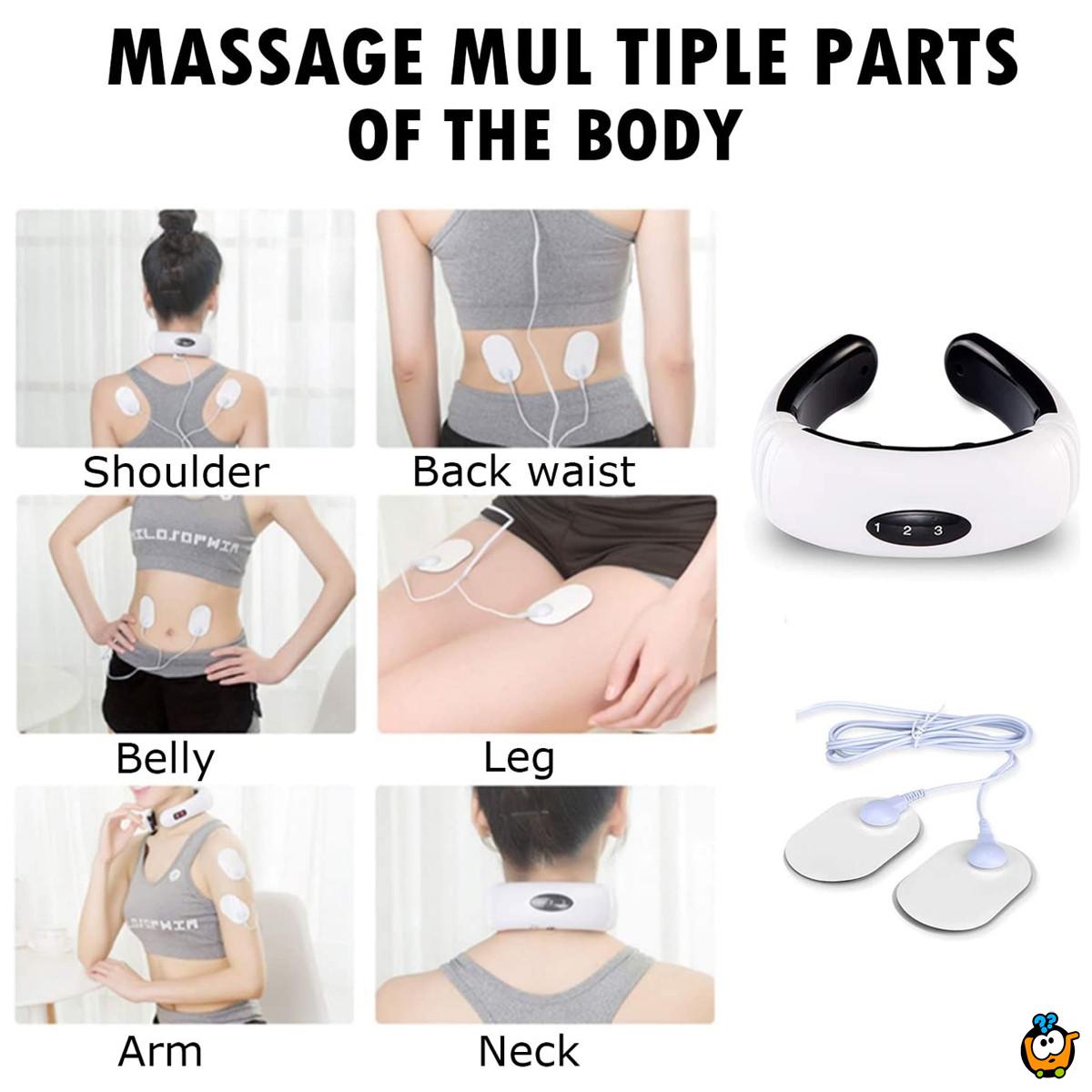 Ergonomski masažer protiv bolova u vratu i leđima