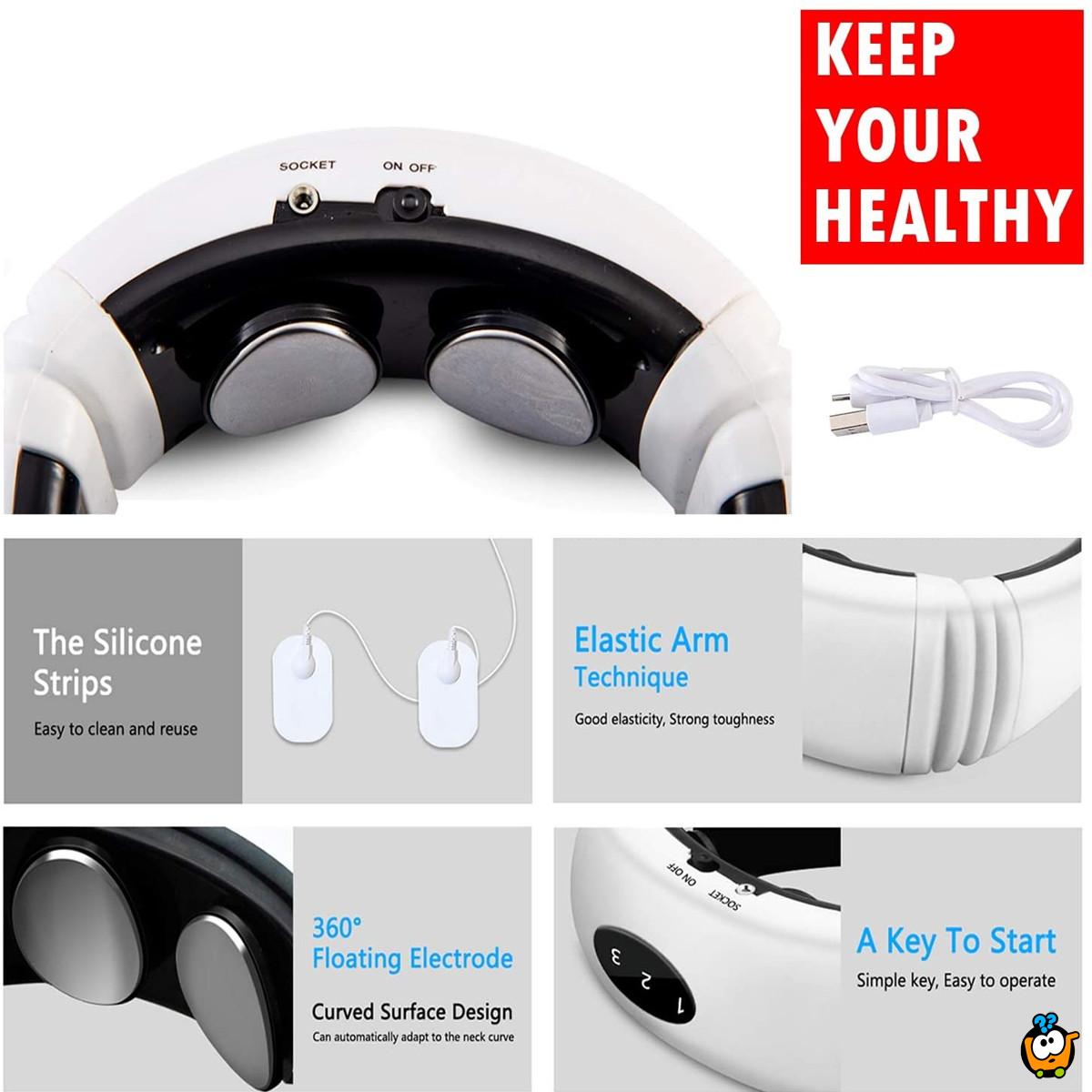 Ergonomski masažer protiv bolova u vratu i leđima