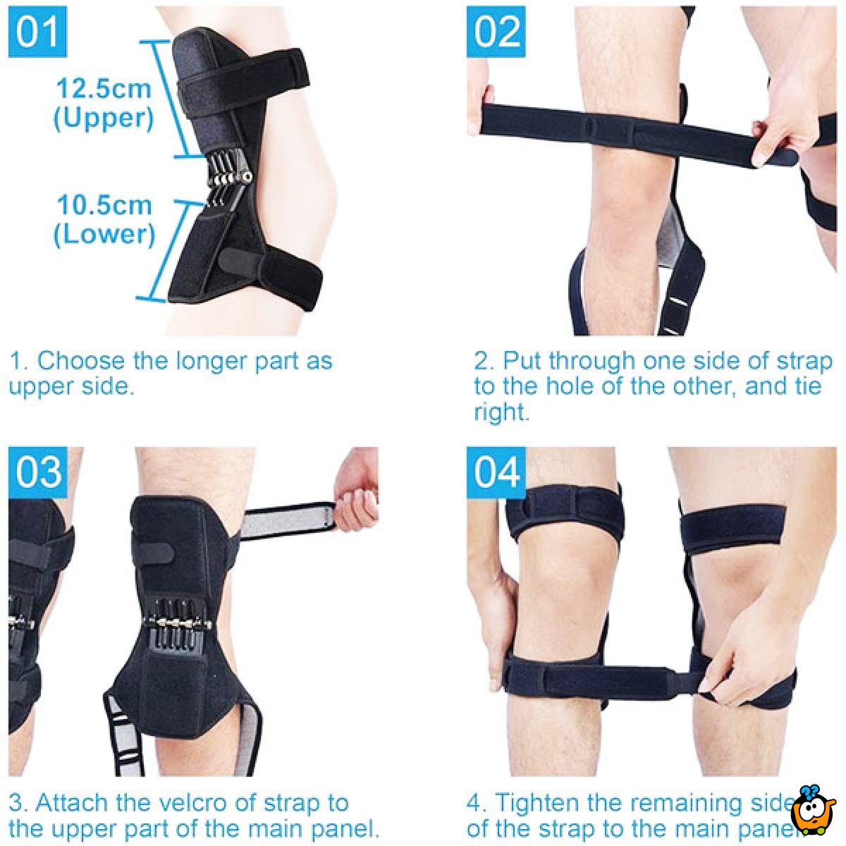 Knee Booster - Potporna proteza za koleno za lako i bezbolno kretanje