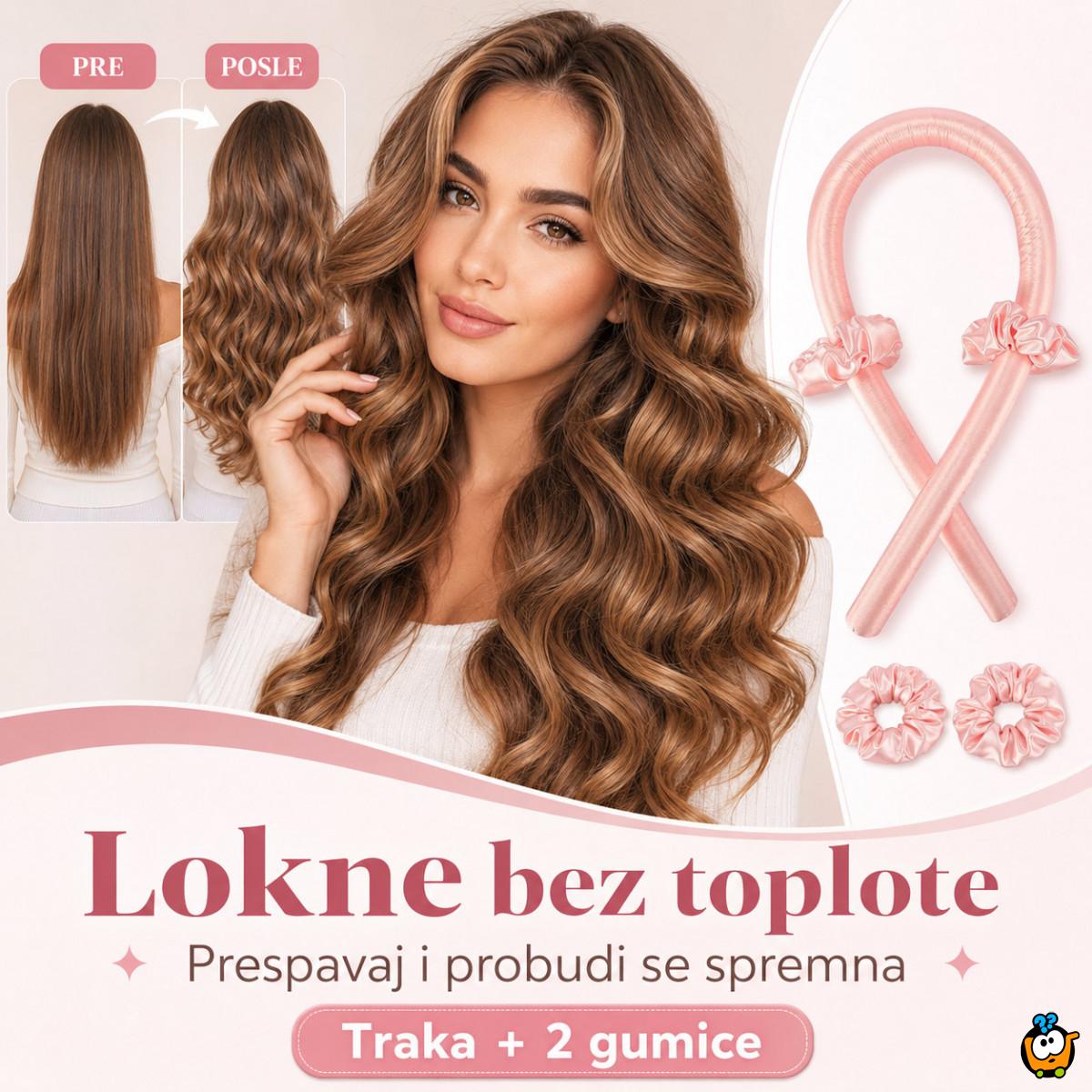 Heatless Curls - Savršene lokne BEZ toplote – bez oštećenja, bez pegle!