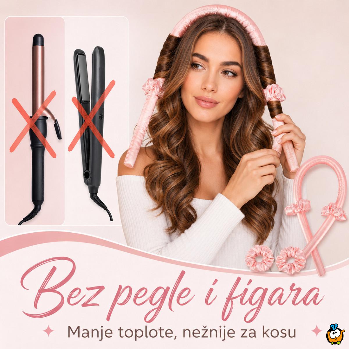Heatless Curls - Savršene lokne BEZ toplote – bez oštećenja, bez pegle!