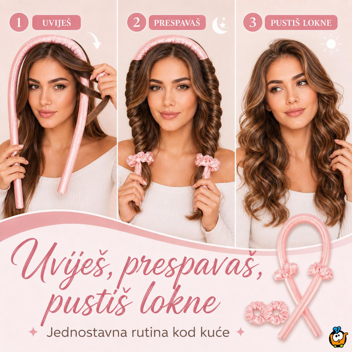 Heatless Curls - Savršene lokne BEZ toplote – bez oštećenja, bez pegle!