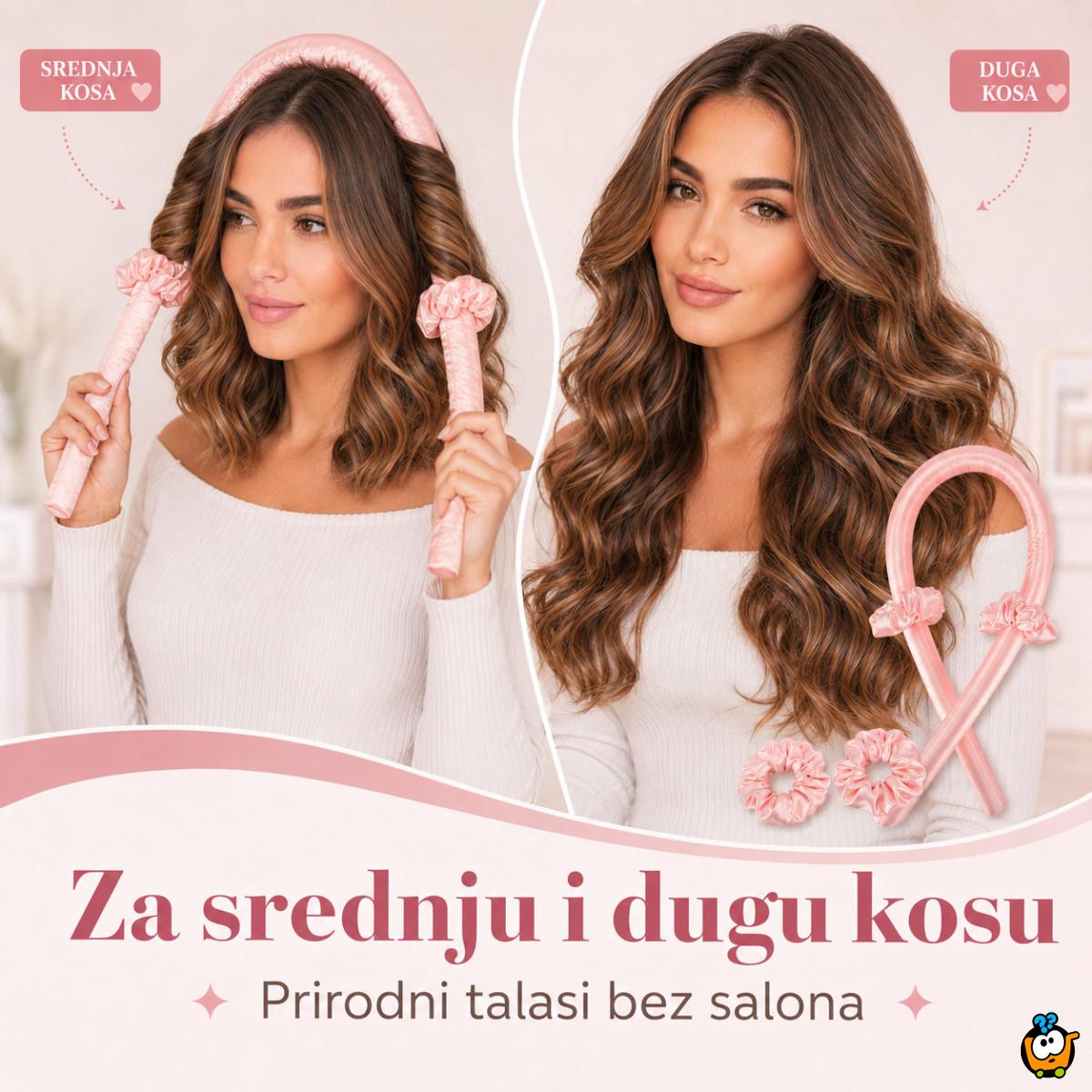 Heatless Curls - Savršene lokne BEZ toplote – bez oštećenja, bez pegle!