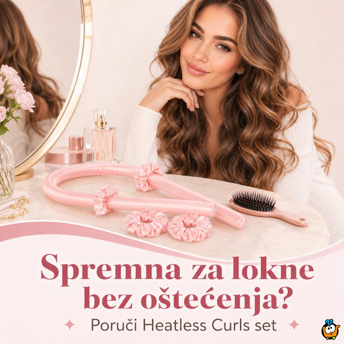 Heatless Curls - Savršene lokne BEZ toplote – bez oštećenja, bez pegle!